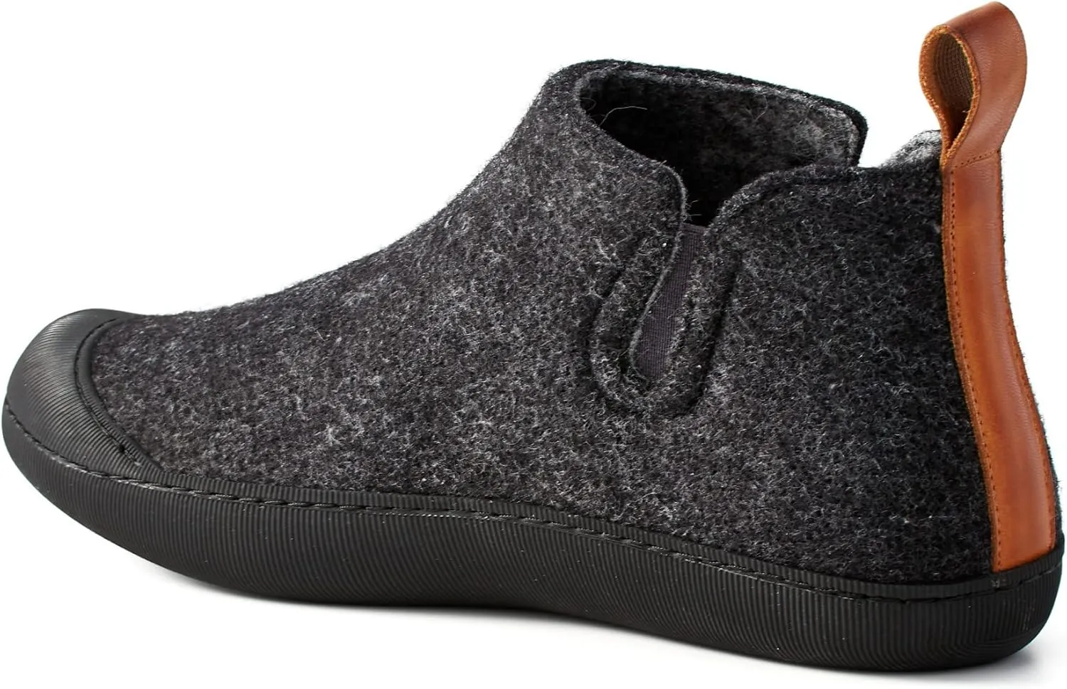 Huckberry Greys Men's Outdoor Slipper Boot, Upper Wool Blend & Recycled Rubber Outsole, Reinforced Toe Box