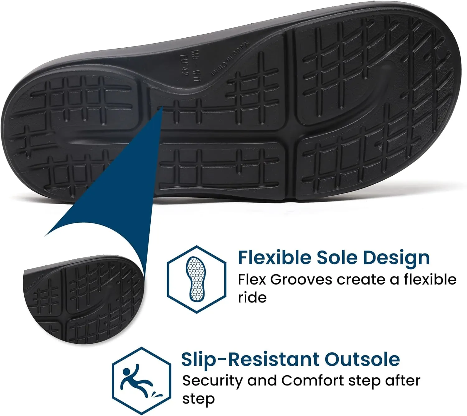 HUHV Clog Unisex Recovery Comfort Slip-On - Lightweight and Cushioning with HEALIUM Technology for Pain Relief and Comfort