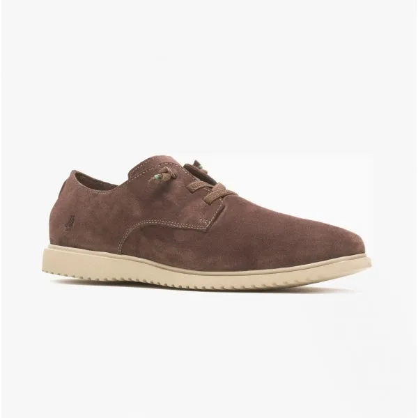 Hush Puppies EVERYDAY Mens Suede Casual Shoes Brown