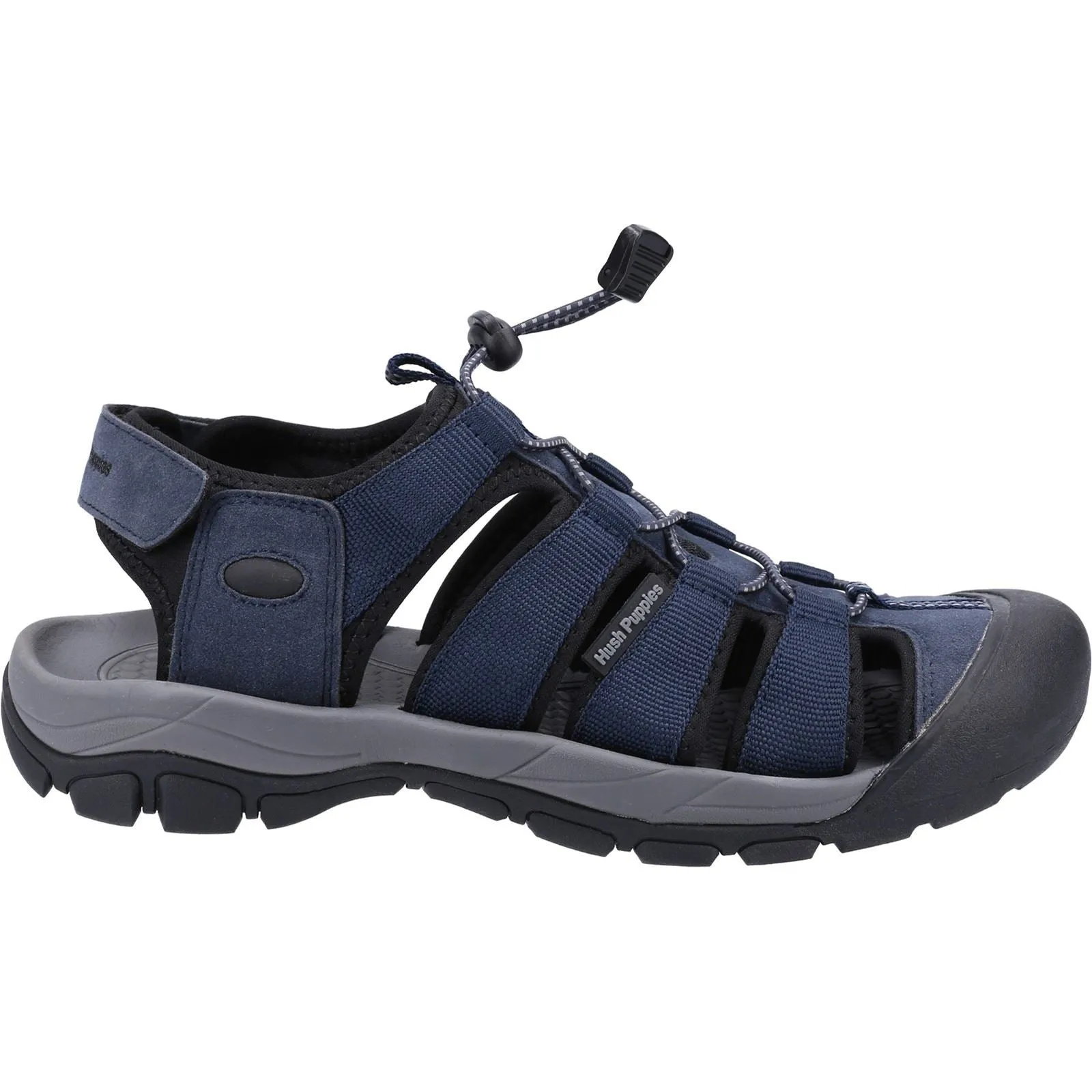 Hush Puppies Peru Polyurethane/Webbing Men's Navy Sandals