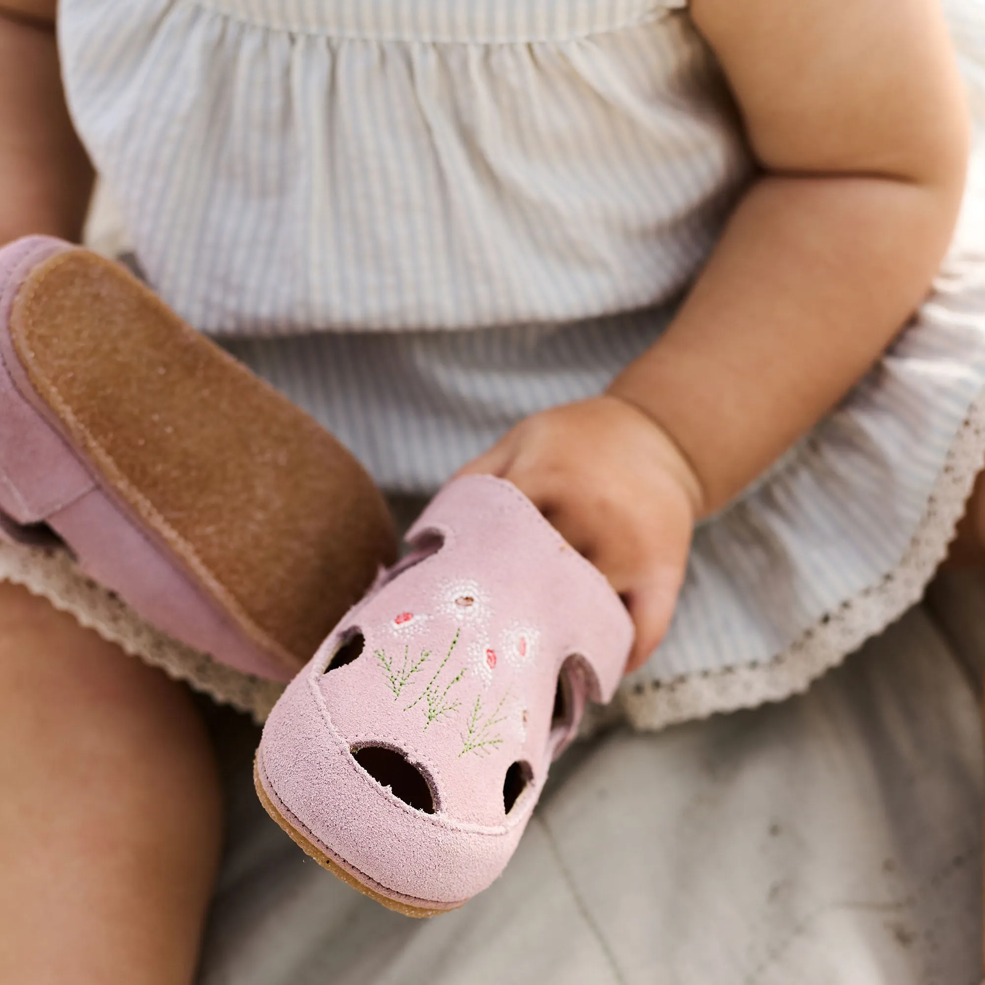 Indoor Sandal Pax - rose frost