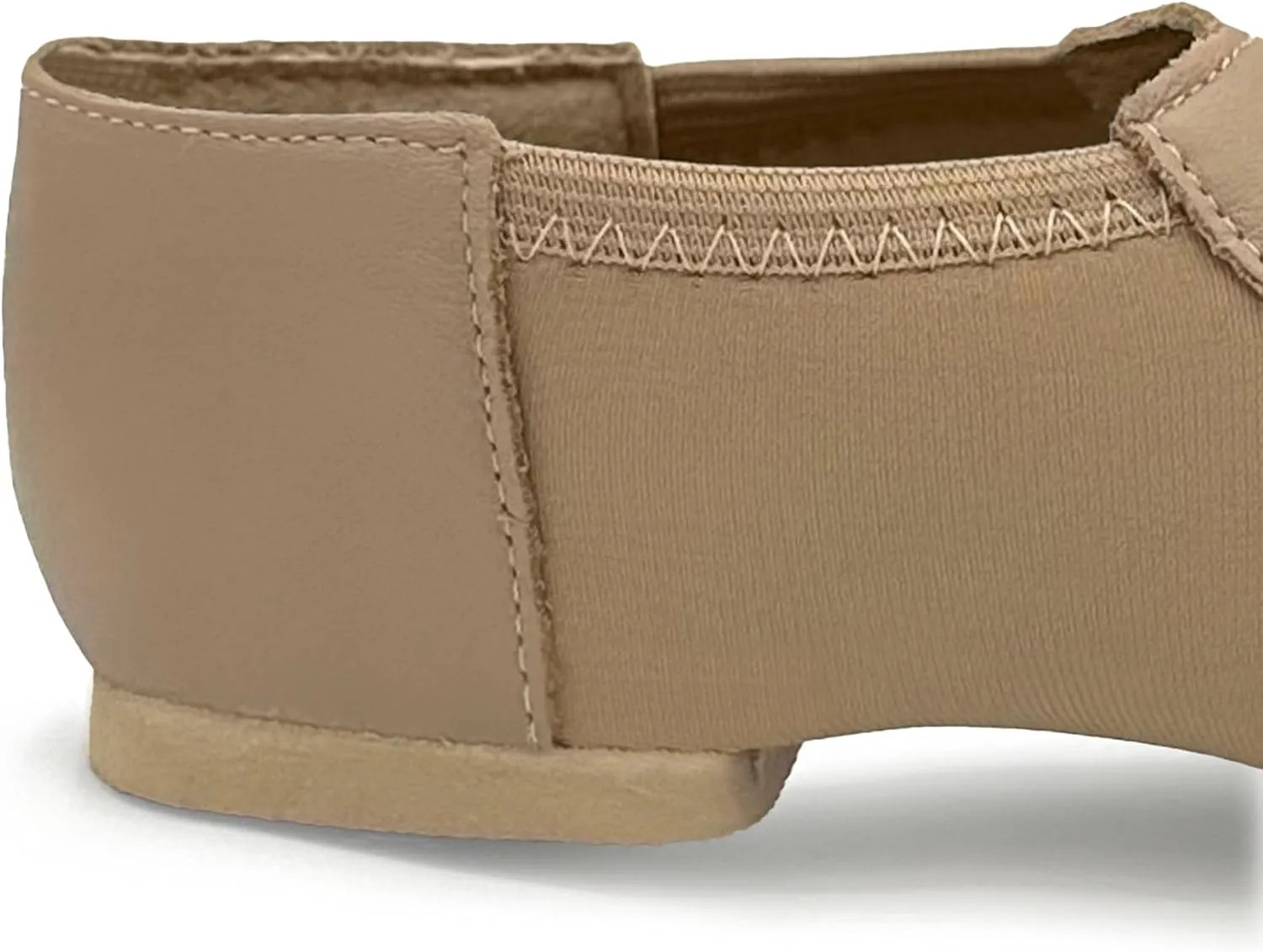Jazz Leather Shoe with Arch Hugging Neoprene - JZ43 Java