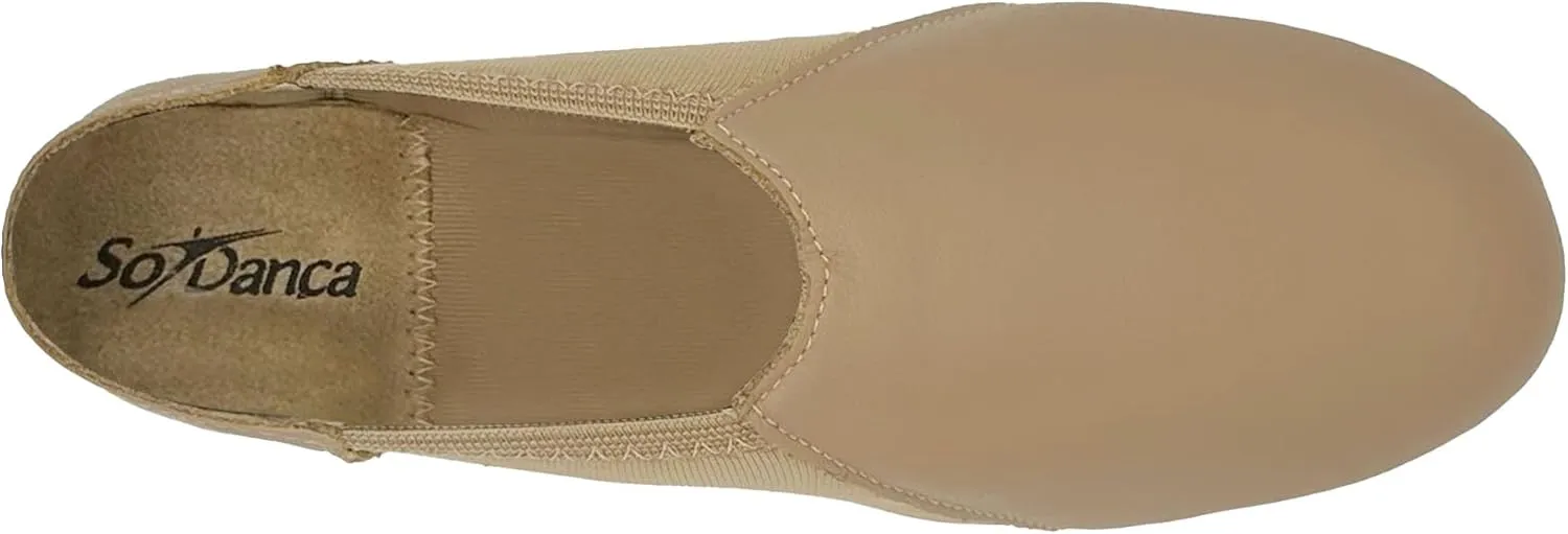 Jazz Leather Shoe with Arch Hugging Neoprene - JZ43 Java