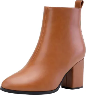 Jeossy Women's 9637A Dressy Ankle Boots,Fashion Block Heel Booties