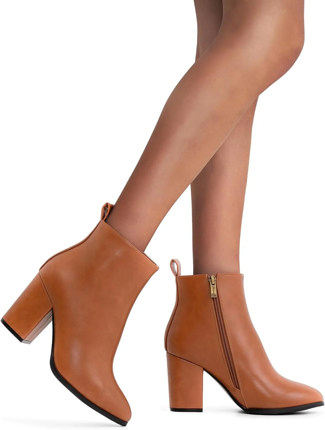 Jeossy Women's 9637A Dressy Ankle Boots,Fashion Block Heel Booties