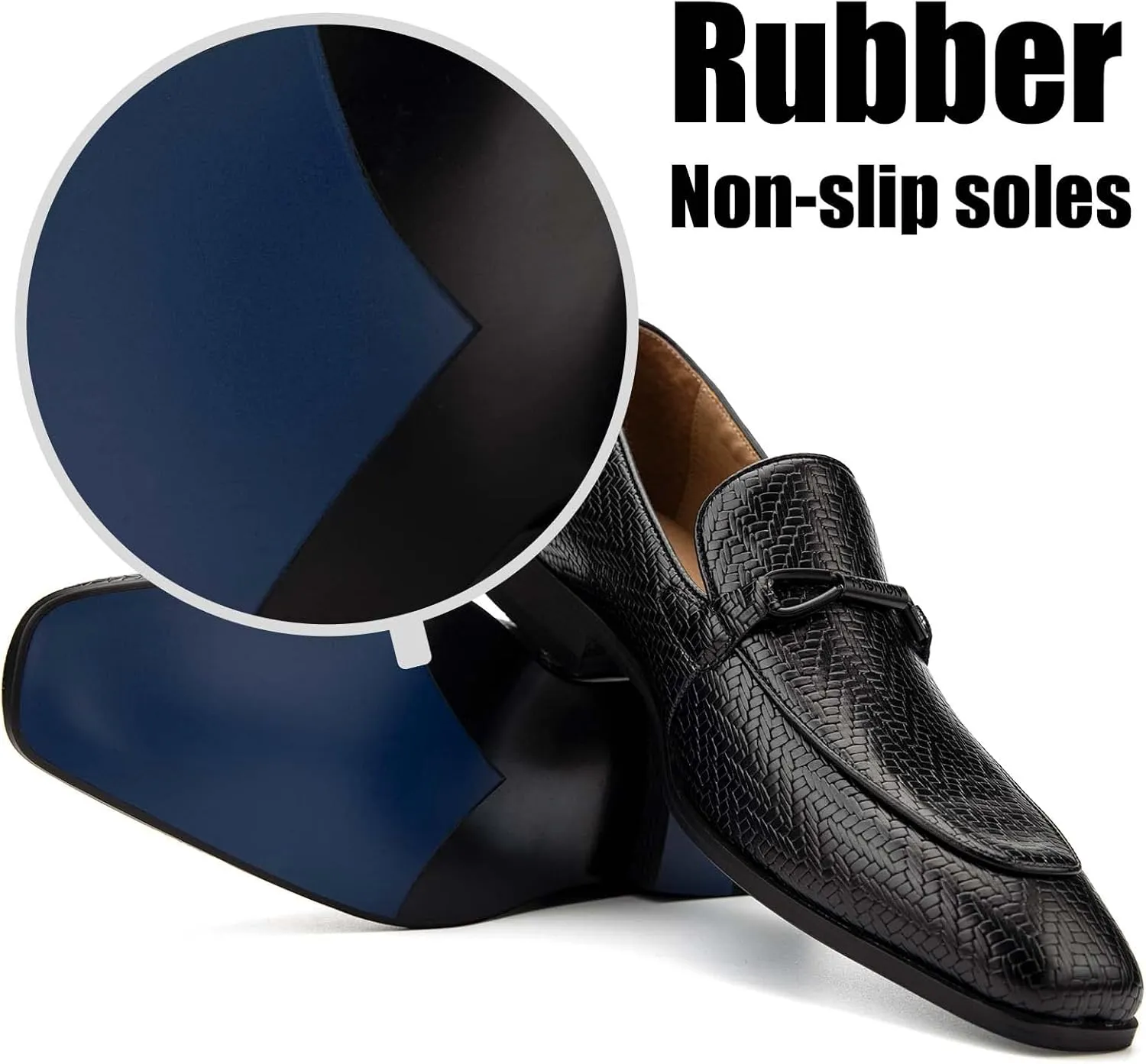 JITAI Mens Loafers Shoes Slip On Driving Shoes Casual Dress Loafer Business Fashion Shoes