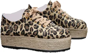 JITUUE Women's Fashion Sneakers Comfortable Casual Hemp Rope Platform Sole Espadrilles Shoes