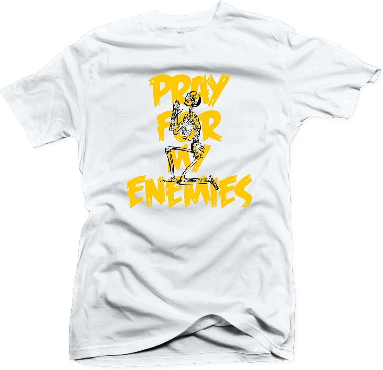 Jordan Retro 4 Tour Yellow Lighting Match Tees - Enemies White | XX-Large