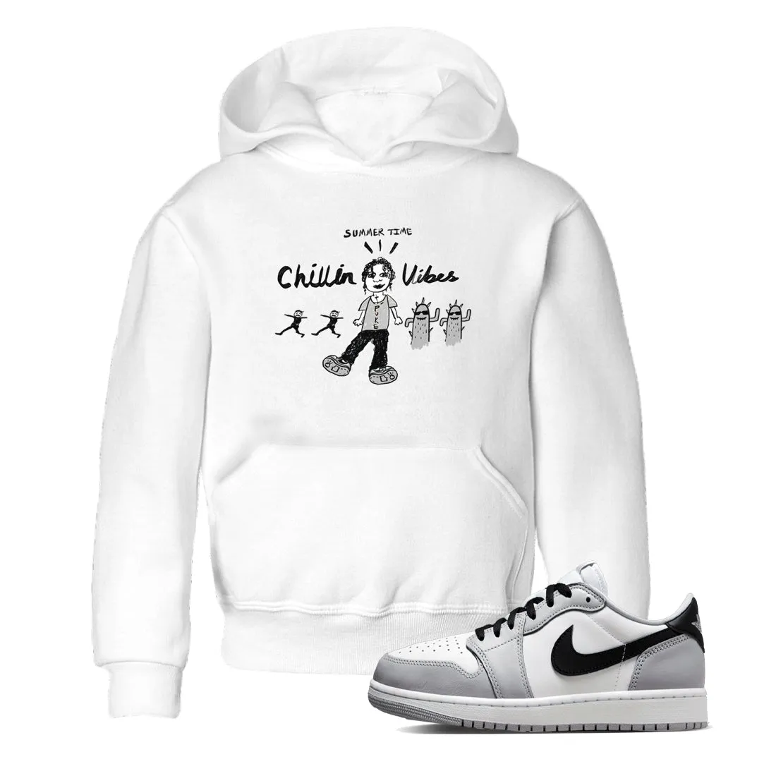 Jordan Sneaker Hot item Vibes 1 Kids Chillin - Air Grey Tees Refined SNRT Wolf