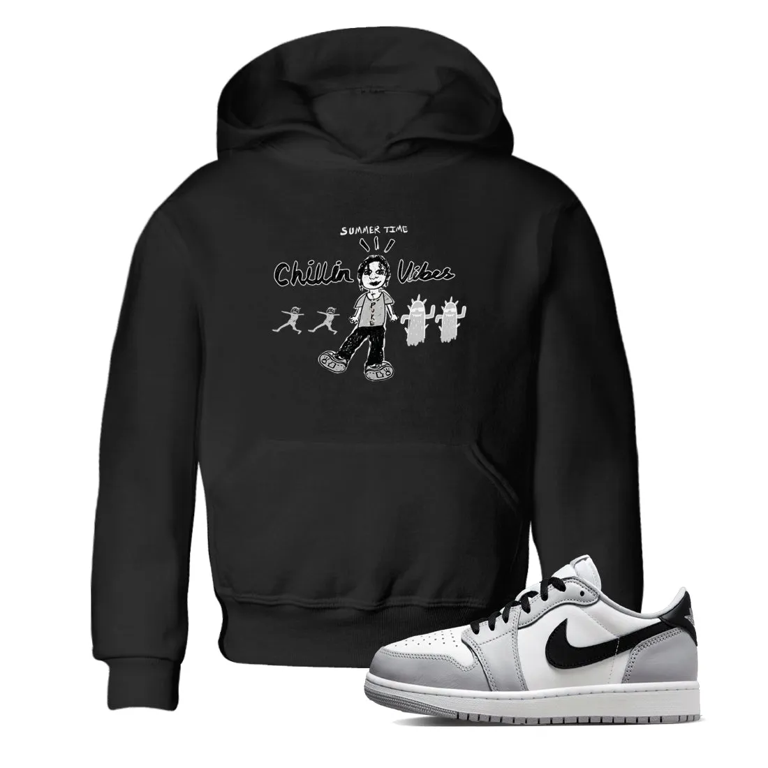 Jordan Sneaker Hot item Vibes 1 Kids Chillin - Air Grey Tees Refined SNRT Wolf