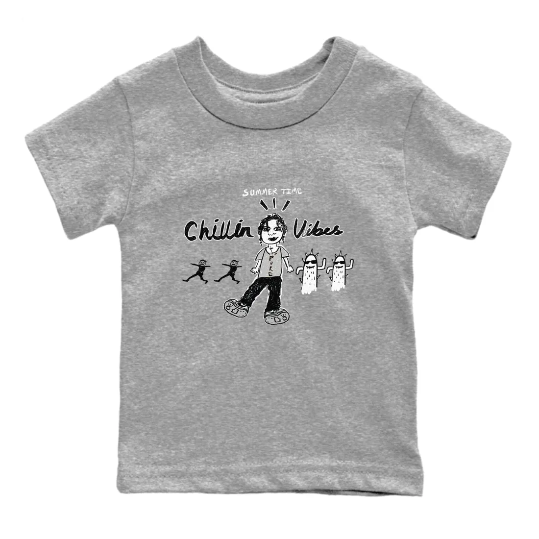 Jordan Sneaker Hot item Vibes 1 Kids Chillin - Air Grey Tees Refined SNRT Wolf