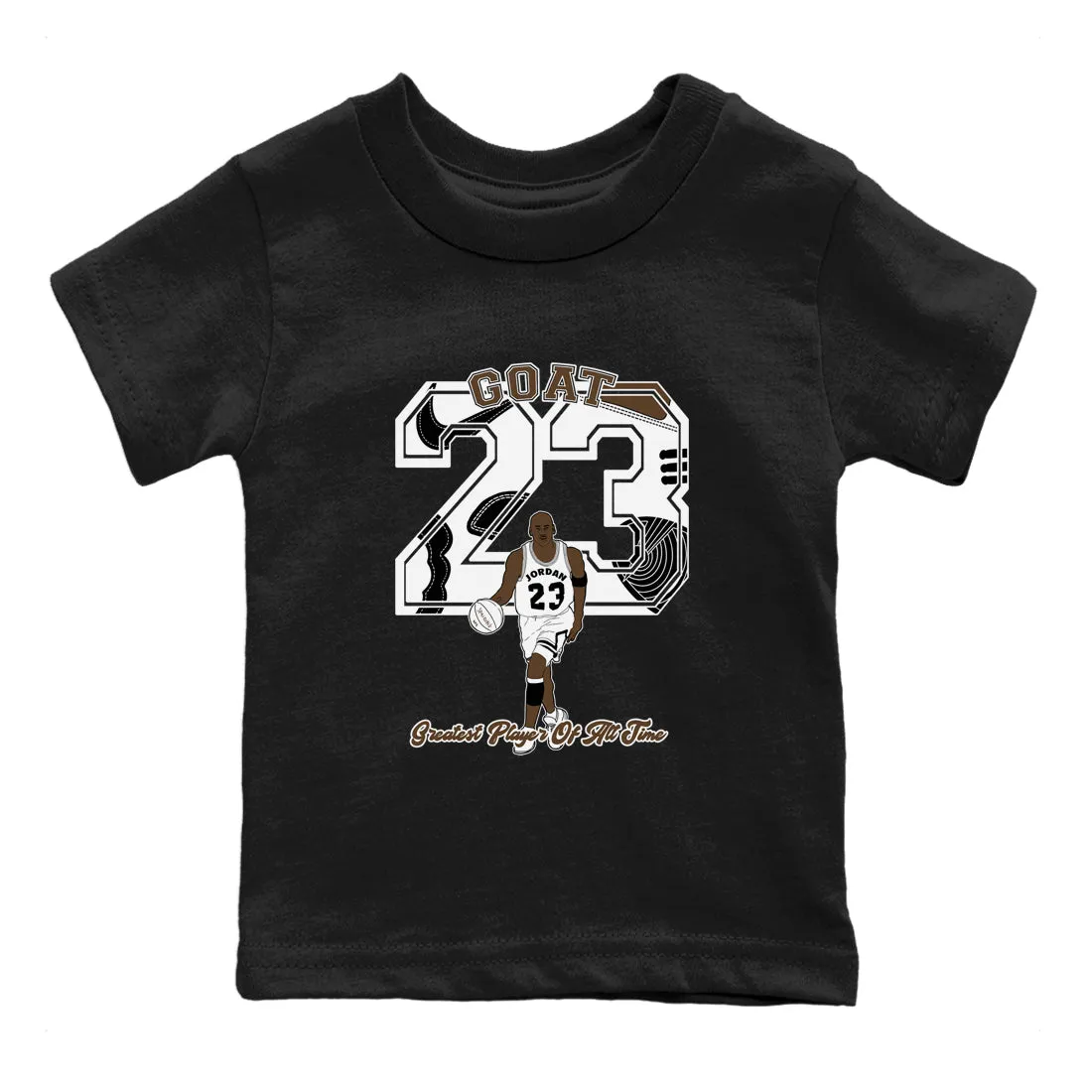 Jordan Wide assortment Player 1 - Sneaker Mocha Tees Air Instant access SNRT Kids Goat