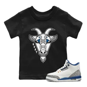 Jordan Wizards Professional service Air Kids 3 Trendy Face - Goat Tops