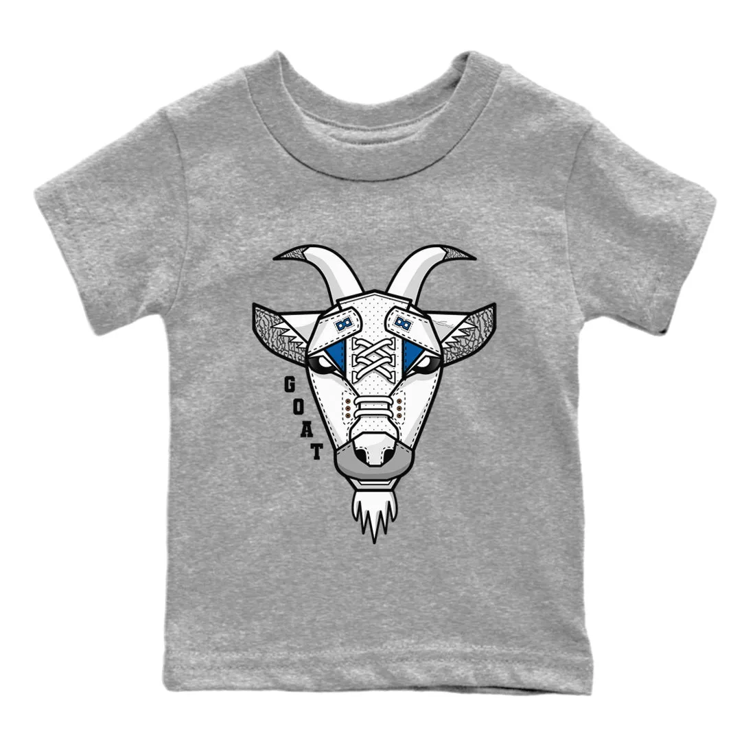 Jordan Wizards Professional service Air Kids 3 Trendy Face - Goat Tops