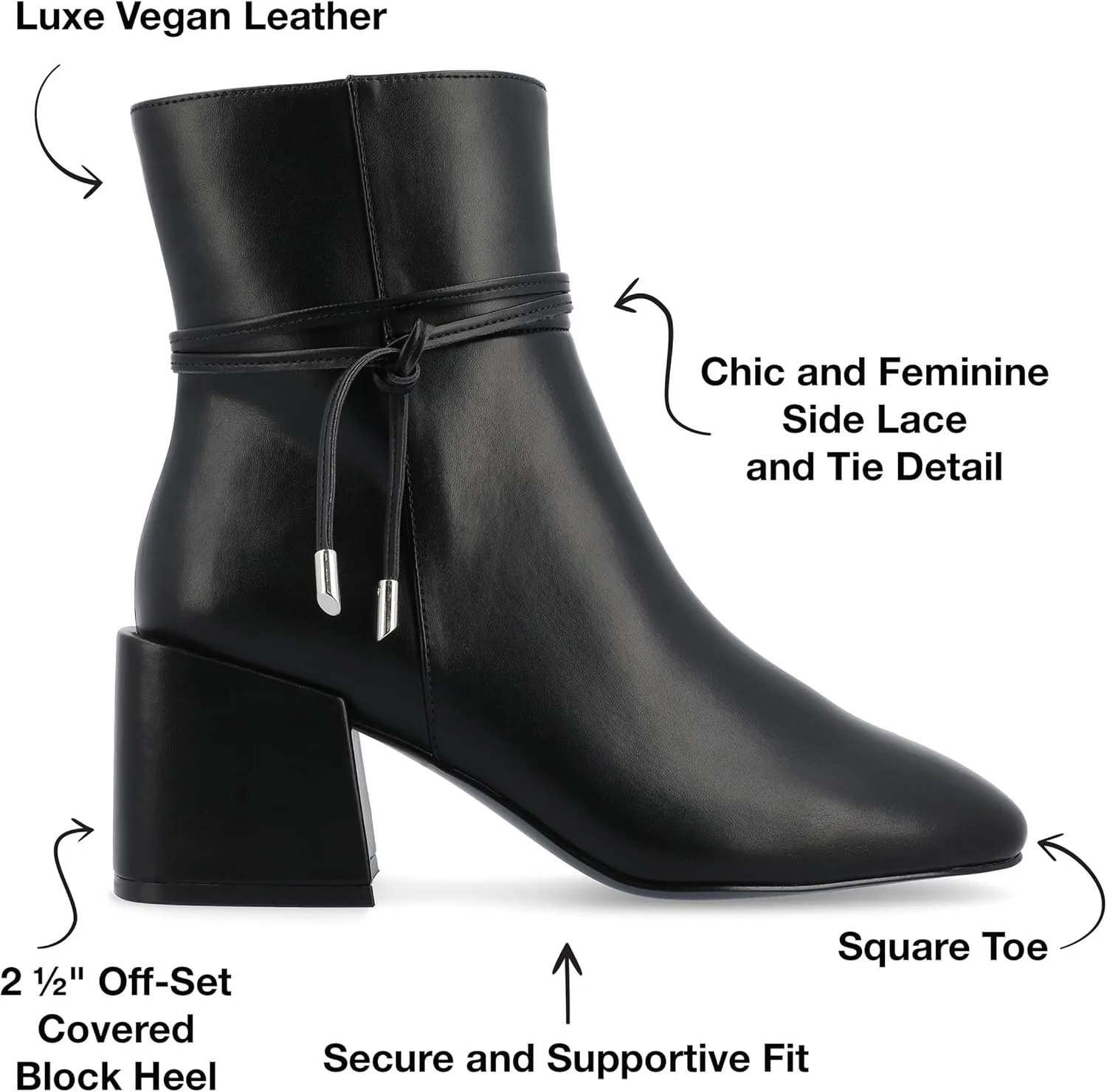 Journee Collection Women's Tru Comfort Foam Beverley Booties Ankle Boot