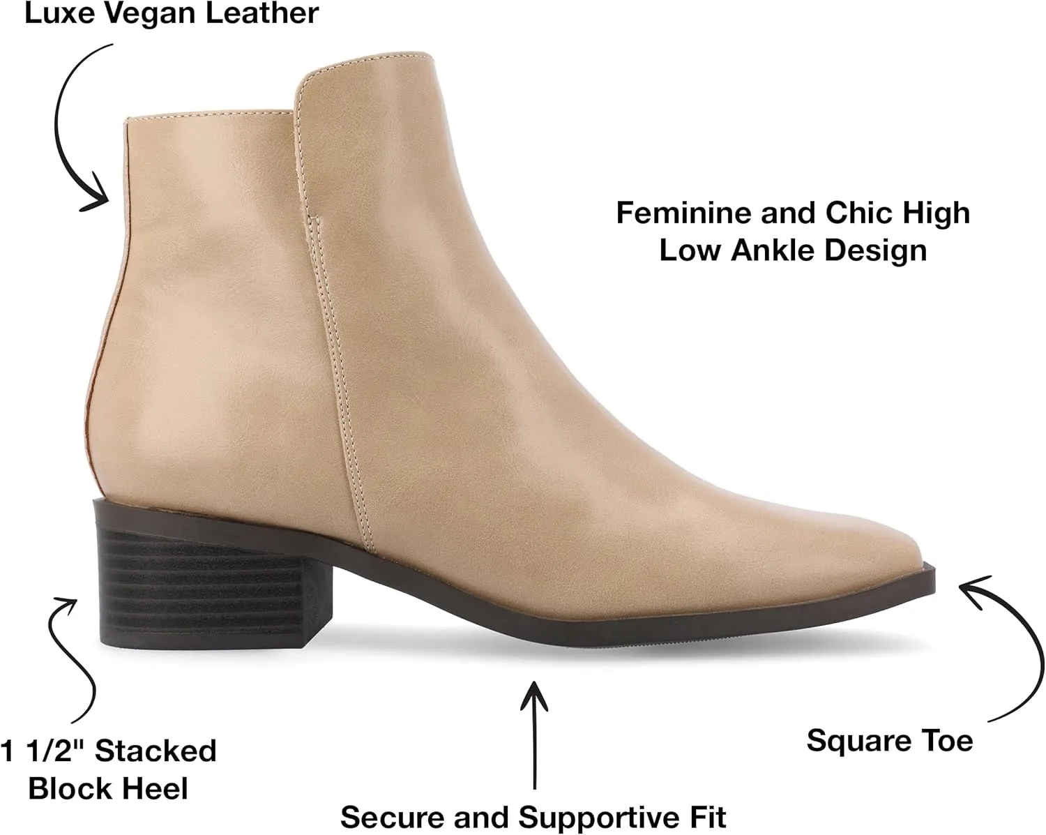 Journee Collection Women's Tru Comfort Foam Cappri Booties Ankle Boot