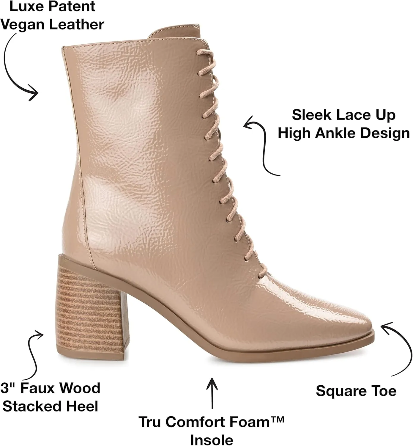 Journee Collection Women's Tru Comfort Foam Covva Bootie Ankle Boot