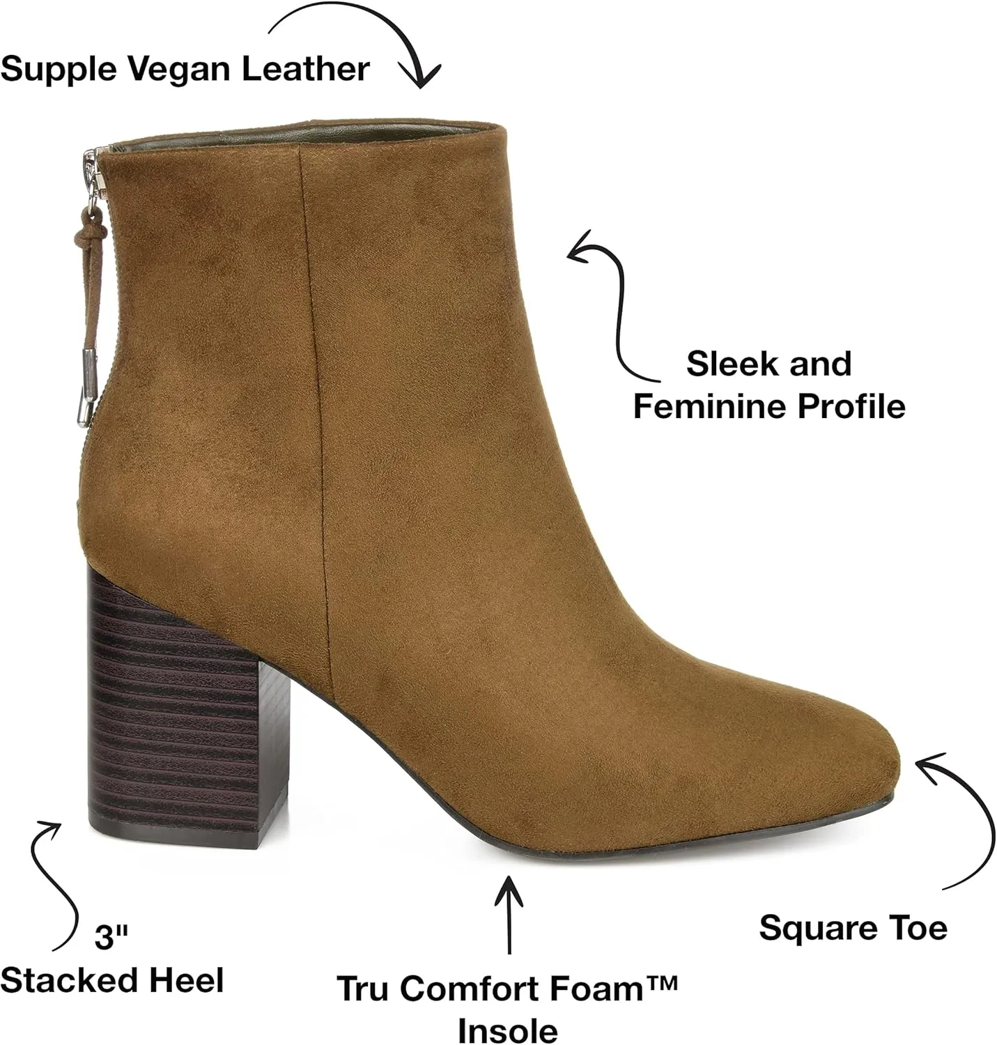 Journee Women's Comfort Foam Audrina Booties