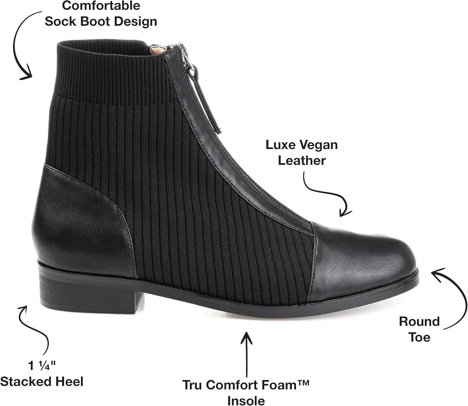 Journee Women's Comfort Foam Bexlie Booties