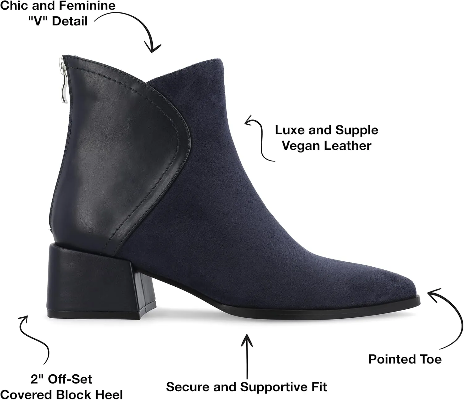 Journee Women's Comfort Foam Consuello Booties