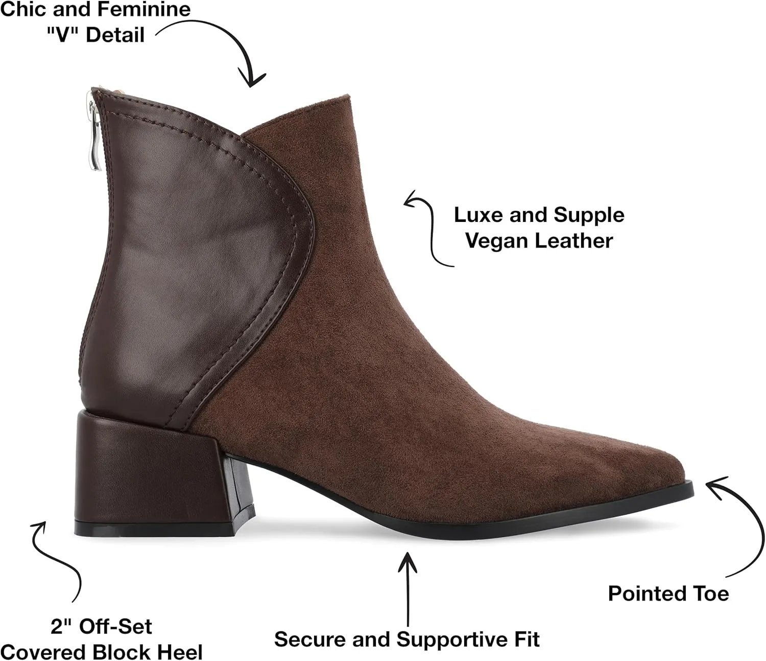 Journee Women's Comfort Foam Consuello Booties