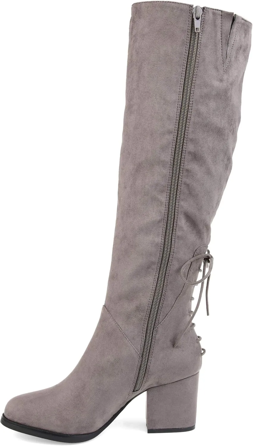 Journee Women's Comfort Foam Extra Wide Calf Leeda Boots