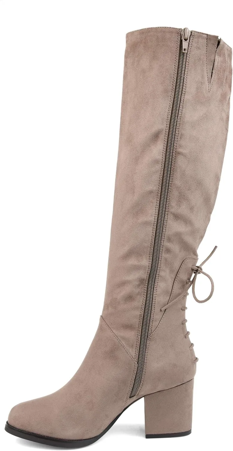Journee Women's Comfort Foam Extra Wide Calf Leeda Boots