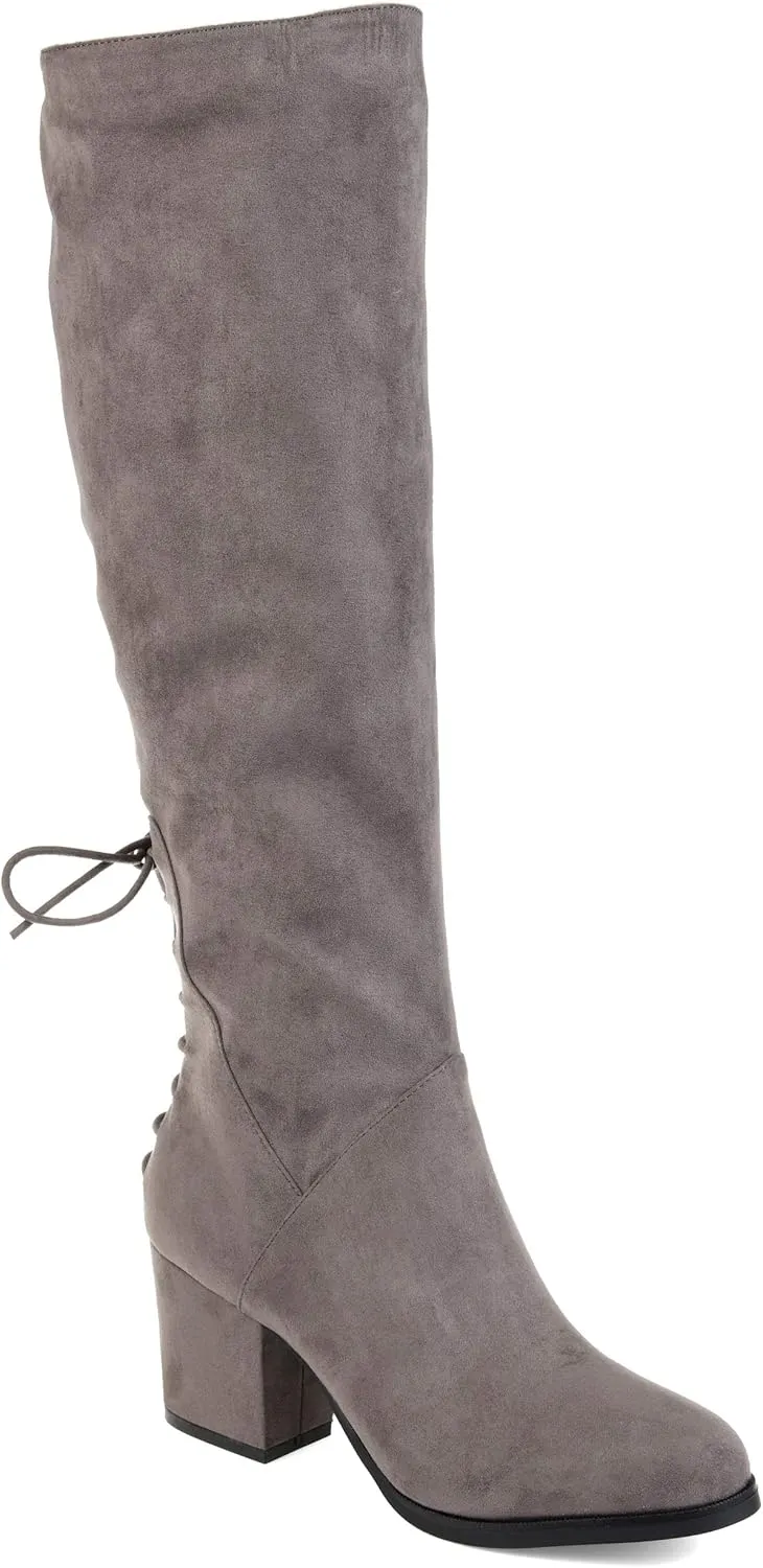 Journee Women's Comfort Foam Extra Wide Calf Leeda Boots