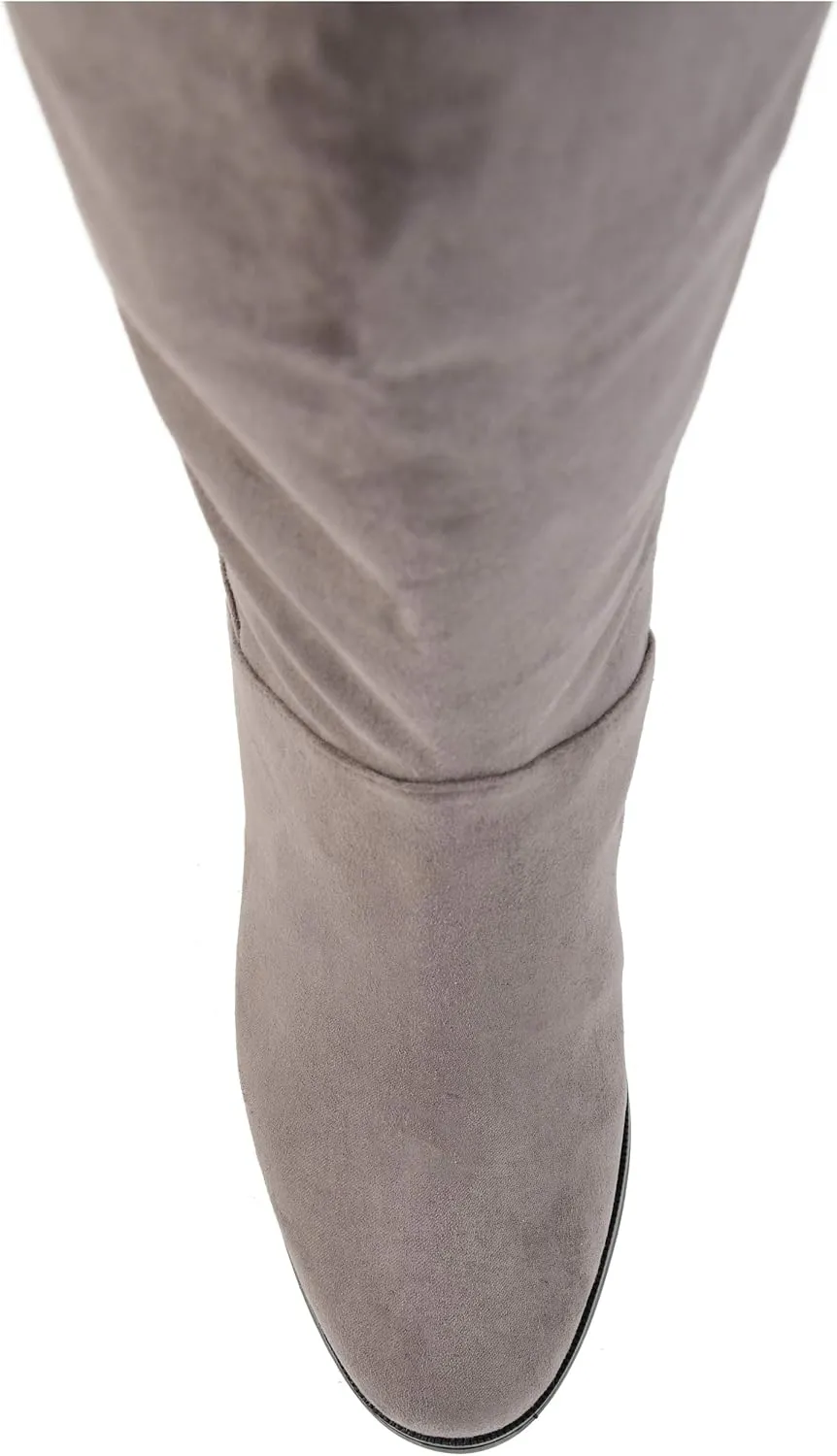 Journee Women's Comfort Foam Extra Wide Calf Leeda Boots