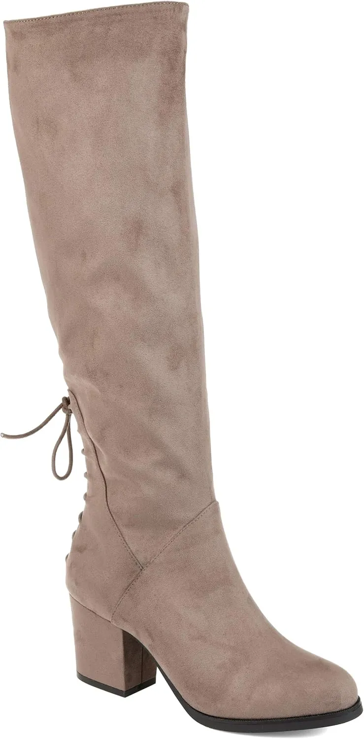Journee Women's Comfort Foam Extra Wide Calf Leeda Boots