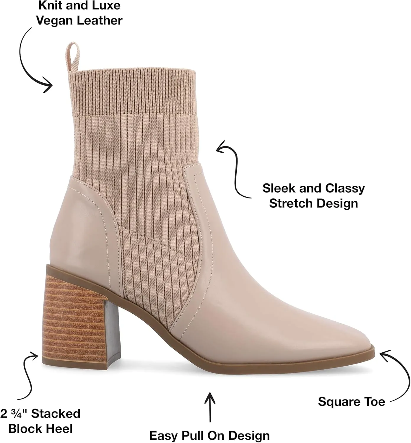 Journee Women's Comfort Foam Harlowe Booties