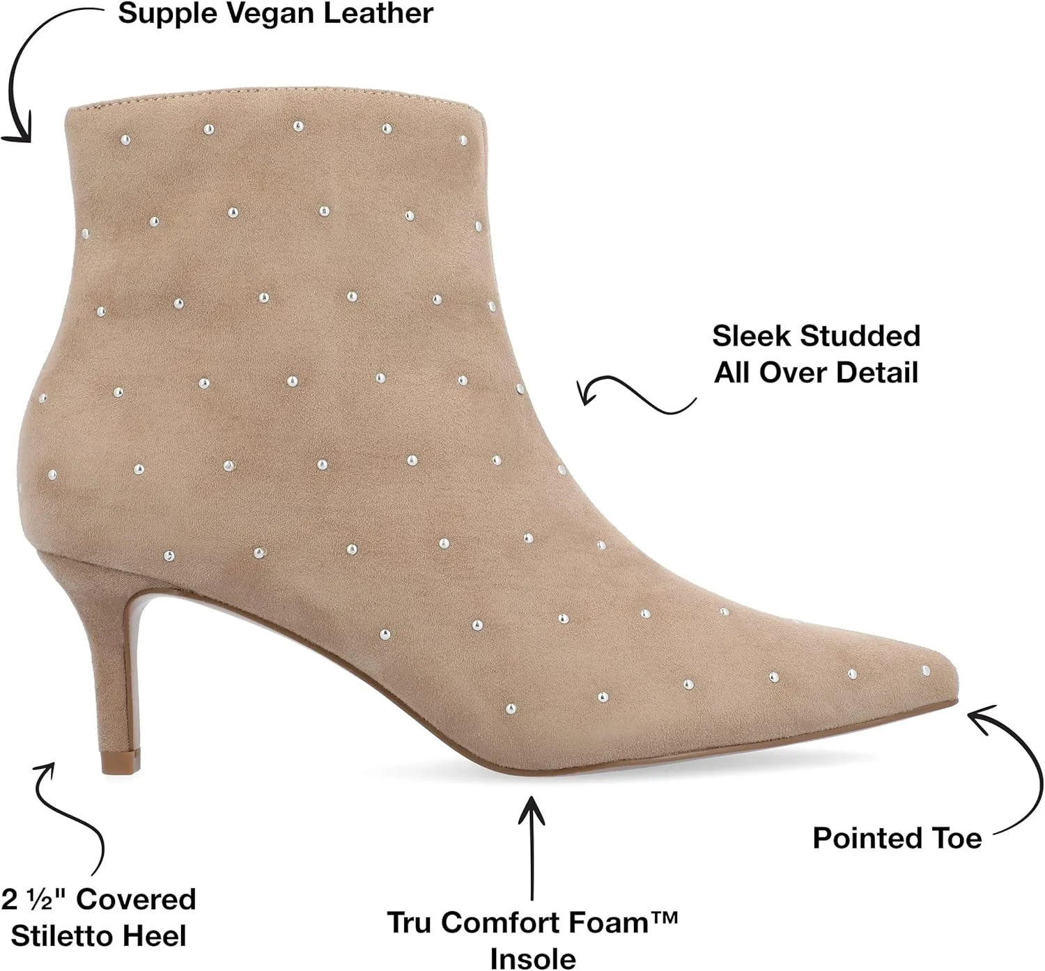Journee Women's Comfort Foam Rossia Booties