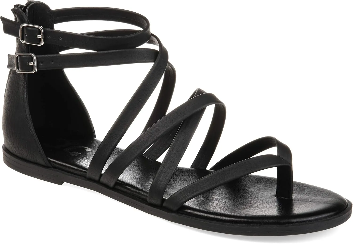 Journee Womens Zailie Tru Comfort Foam Flat Sandals