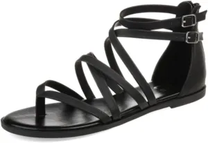 Journee Womens Zailie Tru Comfort Foam Flat Sandals