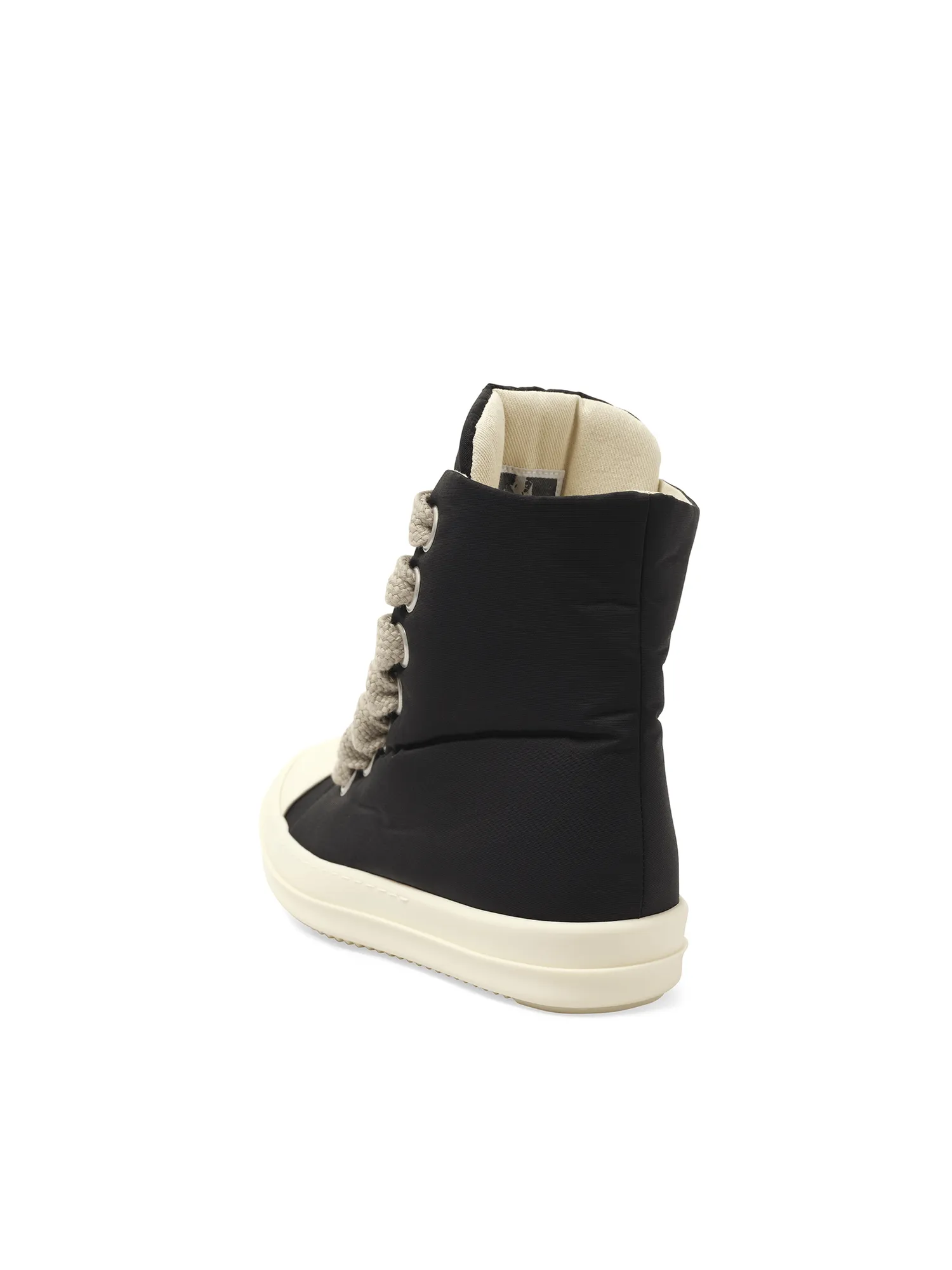 Jumbo Lace Puffer Sneaker in Black/Milk