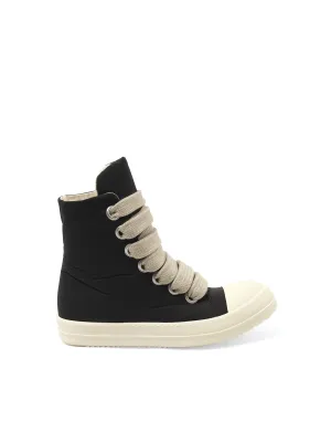 Jumbo Lace Puffer Sneaker in Black/Milk