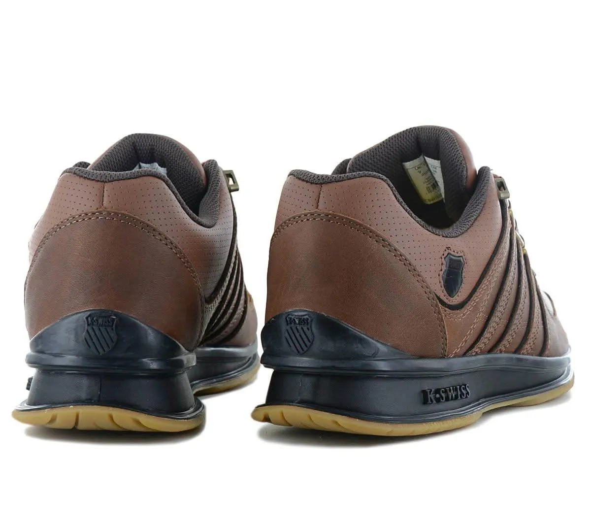 K-Swiss Classic RINZLER - Herren Sneakers Schuhe Leder Braun 01235-201-M