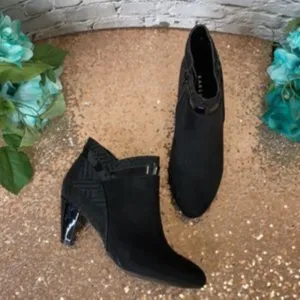 Karen Scott Black Cahleb Dress Booties 5M