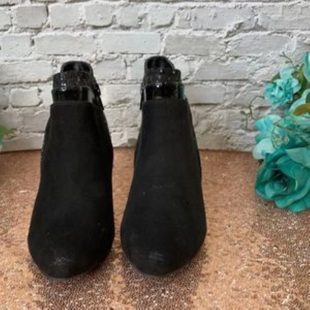 Karen Scott Black Cahleb Dress Booties 5M