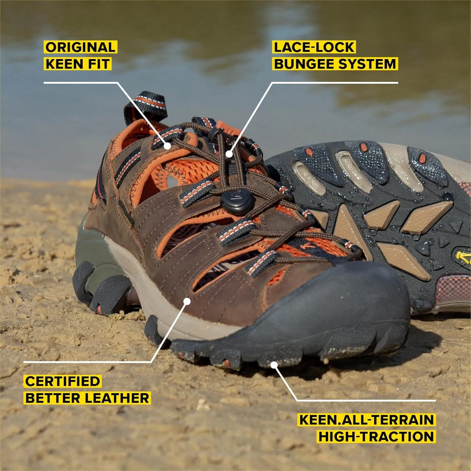 KEEN Men's Arroyo 2 Closed Toe Hiking Sandals