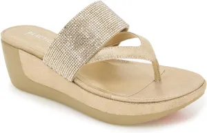 Kenneth Cole REACTION Women's Pepea Cross Jwl Wedge Sandal