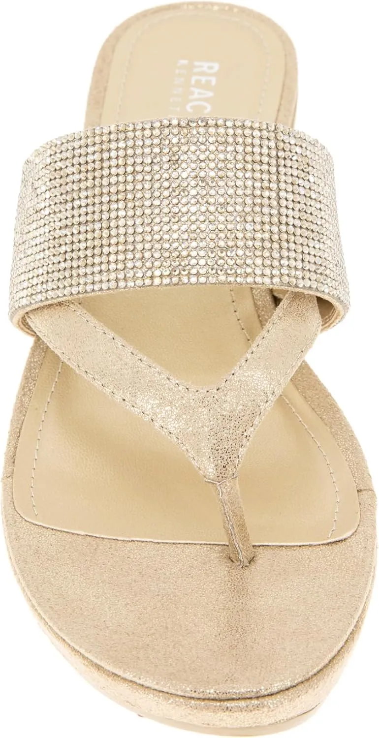 Kenneth Cole REACTION Women's Pepea Cross Jwl Wedge Sandal