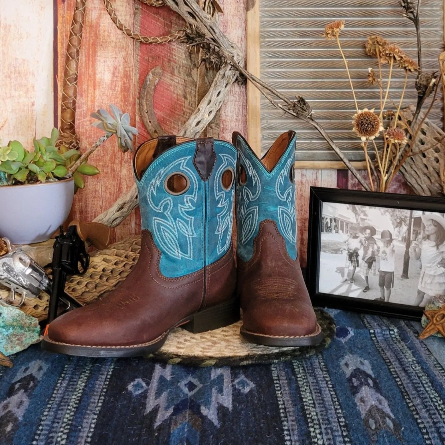 Kids' Leather Boots the "Bowline Junior" by Justin JK7524