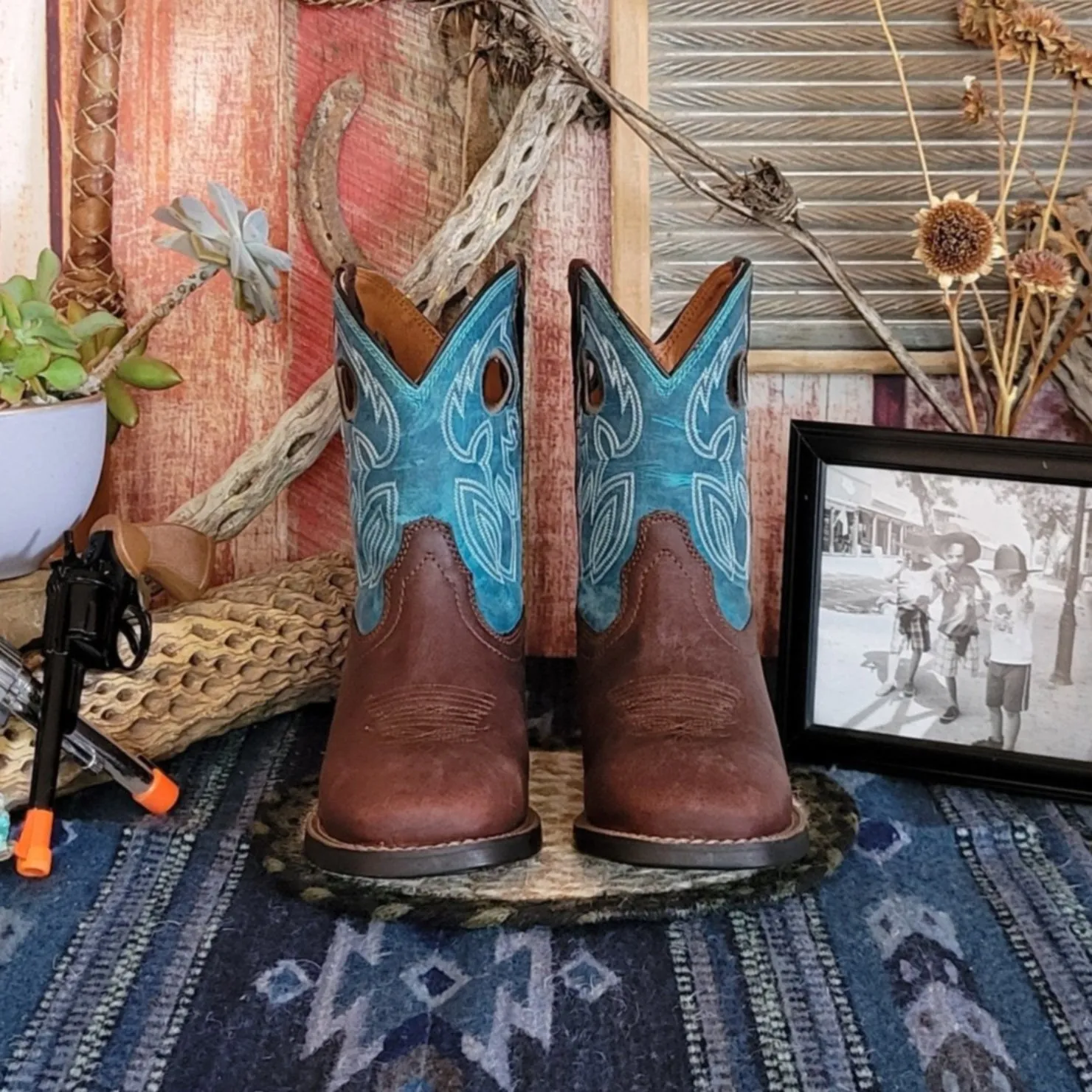 Kids' Leather Boots the "Bowline Junior" by Justin JK7524