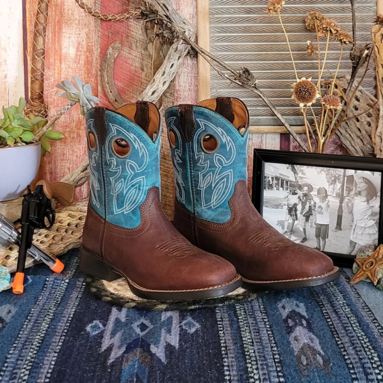 Kids' Leather Boots the "Bowline Junior" by Justin JK7524