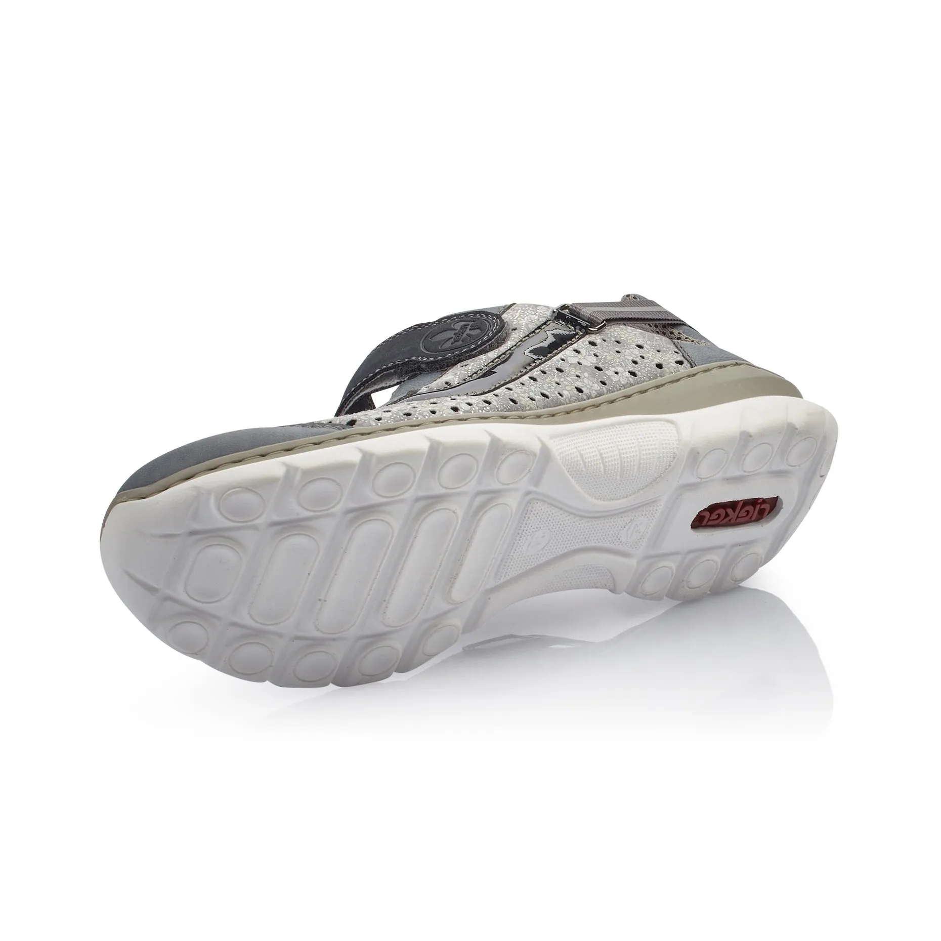 LDS STRAP WALKING SHOE - BLUE