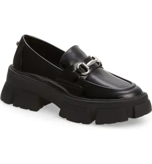 Leather Trifecta Low Heeled Complete collection 90's Platform Loafer Madden Chunky Steve Black No-hassle returns Retro