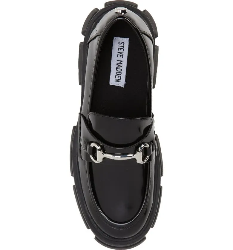 Leather Trifecta Low Heeled Complete collection 90's Platform Loafer Madden Chunky Steve Black No-hassle returns Retro