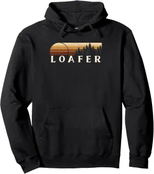 Loafer, AR Vintage Evergreen Sunset Eighties Retro Pullover Hoodie