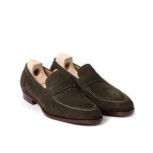 Loafer "Classic" aus fangofarbenem Rauhleder - reine Handarbeit